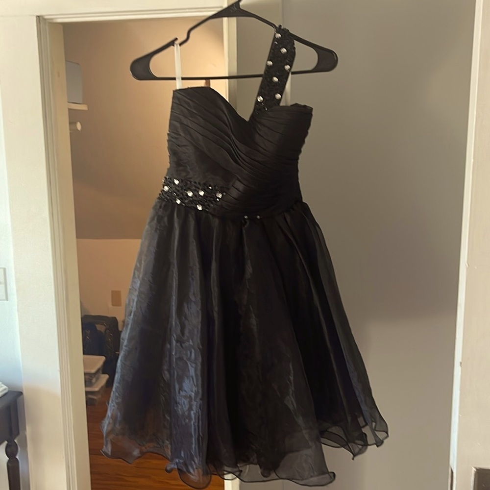 Black evening dress